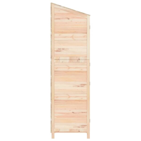 vidaXL Garden Shed 102x52x174.5 cm Solid Wood Fir - Image 5