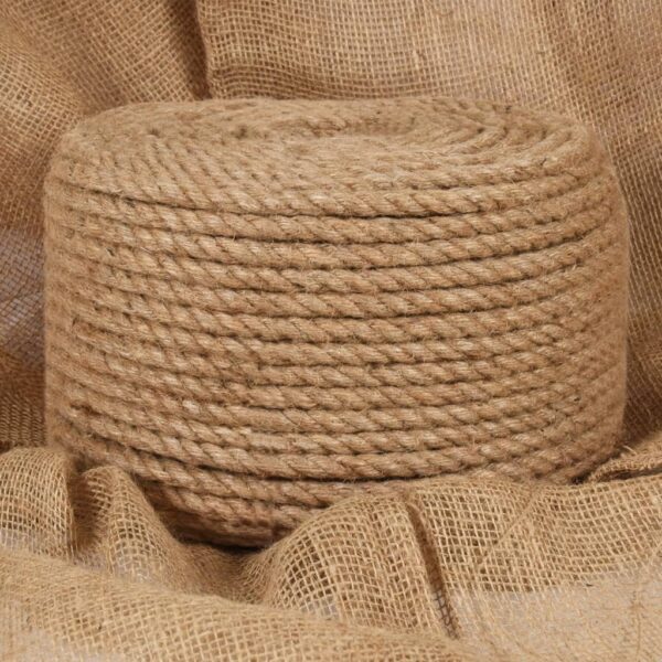 vidaXL Jute Rope 25 m Long 12 mm Thick - Image 1