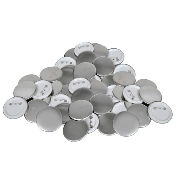 500 pcs PinBack Button Parts 25 mm - Image 1