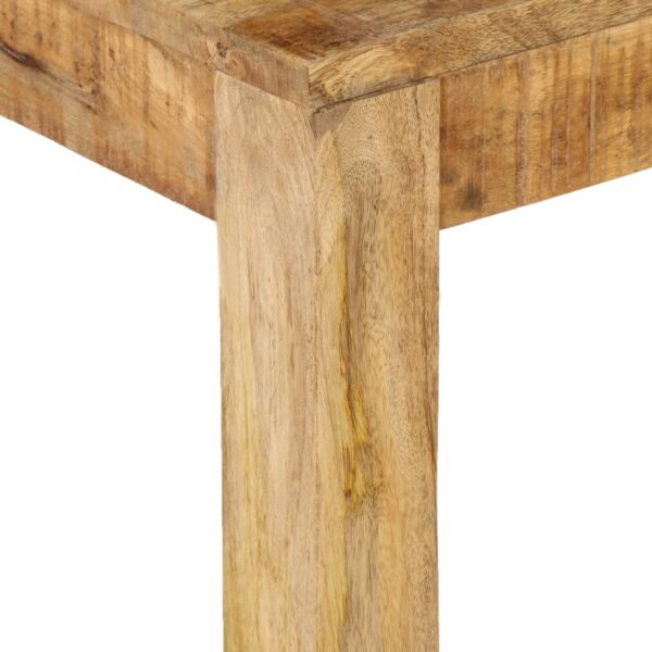vidaXL Coffee Table 80x80x40 cm Solid Mango Wood - Image 6