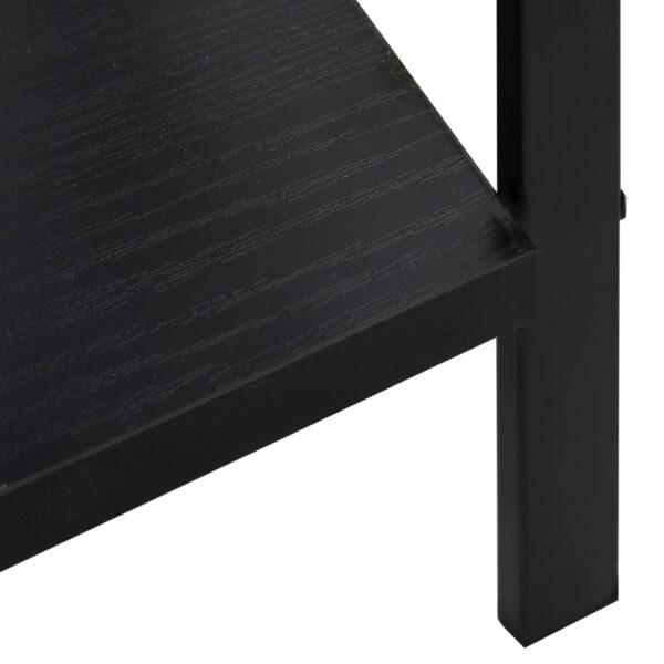 vidaXL 3-Layer Book Shelf Black 60x27.6x90.5 cm Engineered Wood - Image 7
