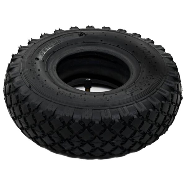 vidaXL 2 Tyres 2 Inner Tubes 3.00-4 260x85 for Sack Truck Wheel Rubber - Image 3