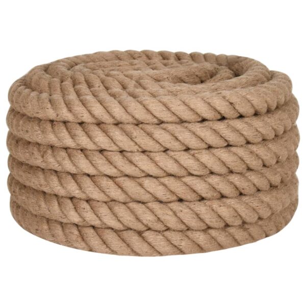 vidaXL Jute Rope 10 m Long 60 mm Thick - Image 3