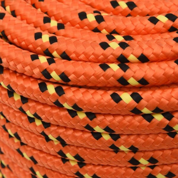 vidaXL Boat Rope Orange 12 mm 100 m Polypropylene - Image 4
