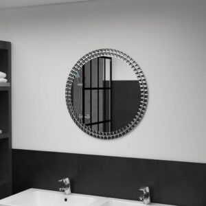 vidaXL Wall Mirror 60 cm Tempered Glass
