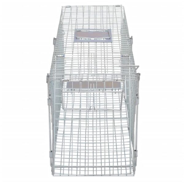 Galvanised Live Trap 100 cm - Image 3