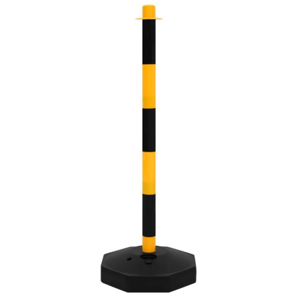 vidaXL Chain Post Set with 10 m Plastic Chain - Image 4