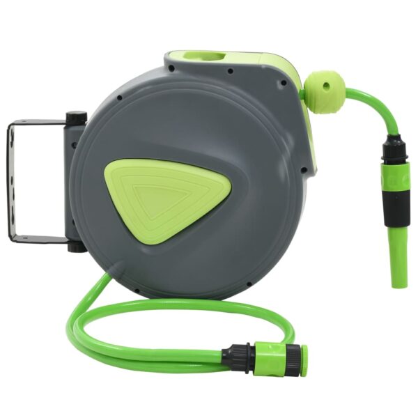 vidaXL Automatic Retractable Water Hose Reel Wall Mounted 10+1 m - Image 2