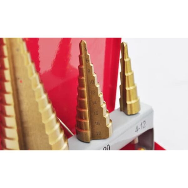 3-Piece HSS Step Drill Set - Image 3
