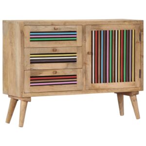 vidaXL Sideboard 100x30x75 cm Solid Mango Wood