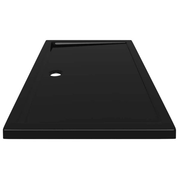vidaXL Rectangular ABS Shower Base Tray Black 70x120 cm - Image 5