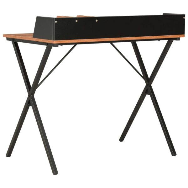 vidaXL Desk Black and Brown 80x50x84 cm - Image 5