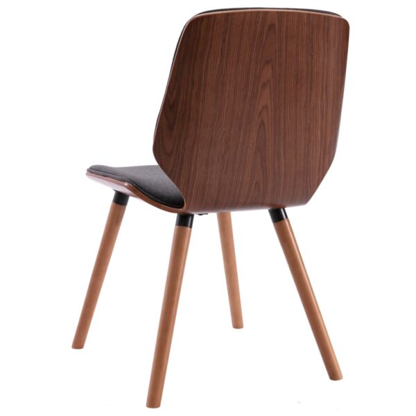 vidaXL Dining Chairs 2 pcs Grey Fabric - Image 6