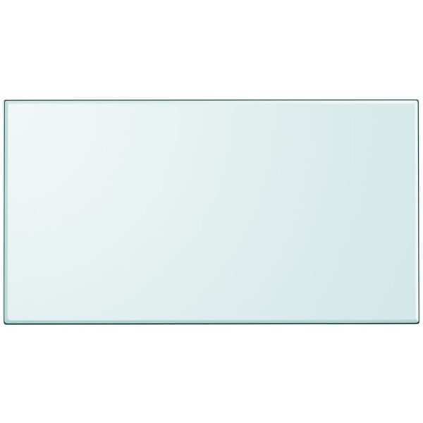 vidaXL Table Top Tempered Glass Rectangular 1200x650 mm - Image 1