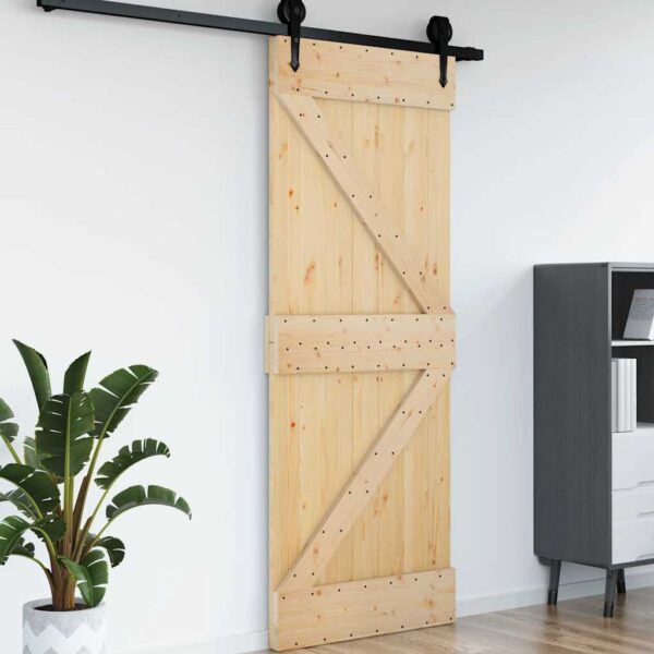 vidaXL Door NARVIK 70x210 cm Solid Wood Pine - Image 4