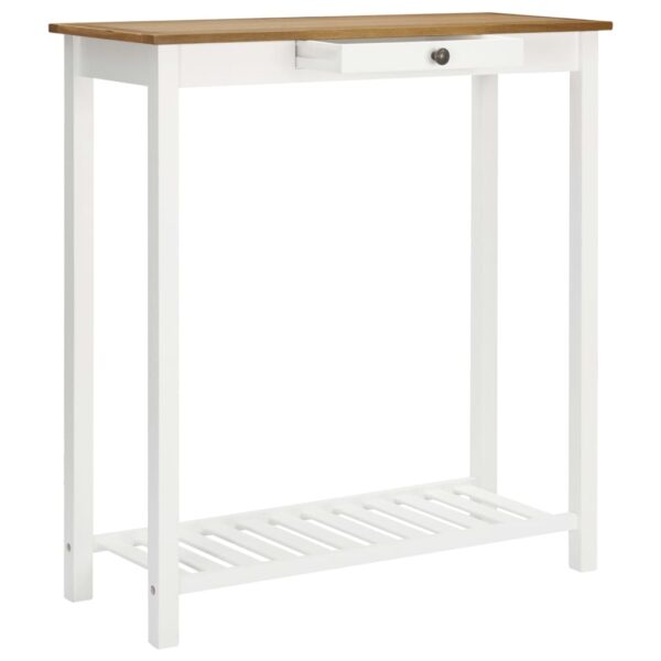 vidaXL Bar table 100x40x110 cm Solid Oak Wood - Image 2