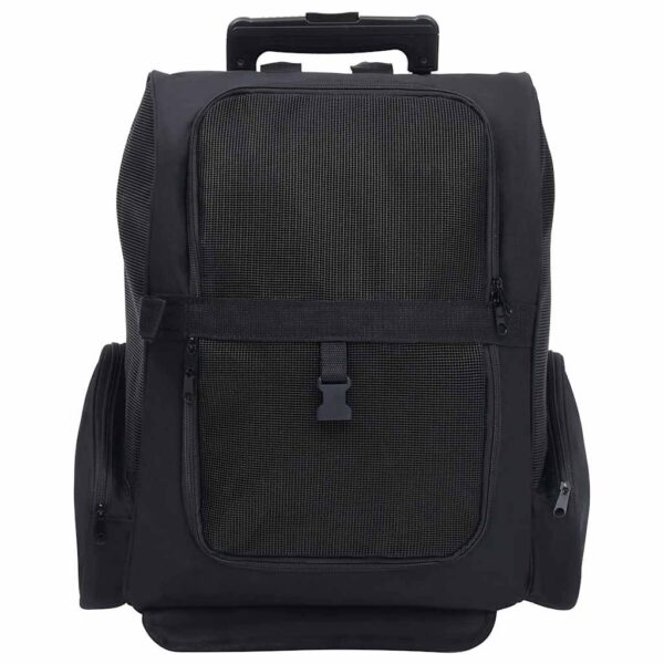 vidaXL Foldable Multipurpose Pet Trolley Black - Image 2