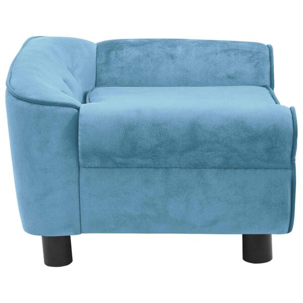 vidaXL Dog Sofa Turquoise 72x45x30 cm Plush - Image 3
