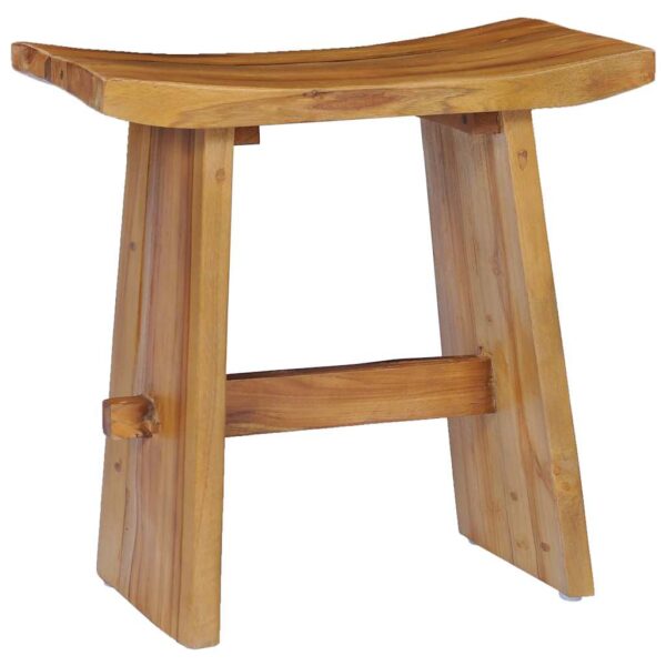 vidaXL Stool Solid Teak Wood - Image 9