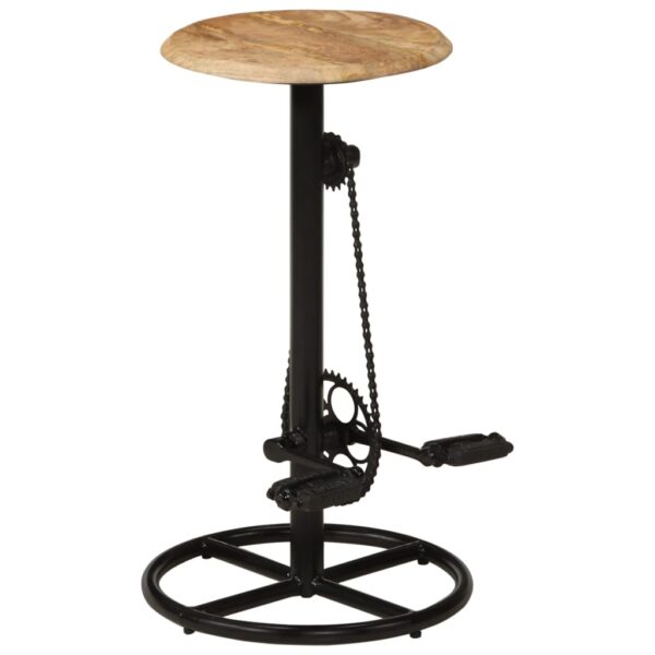 vidaXL Bar Chairs 2 pcs Solid Mango Wood - Image 13