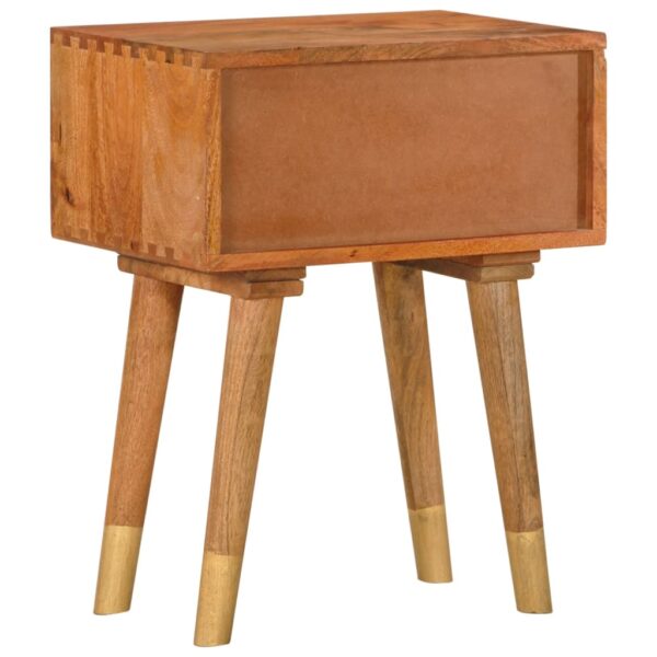 vidaXL Bedside Cabinet 43x30x58 cm Solid Mango Wood - Image 5