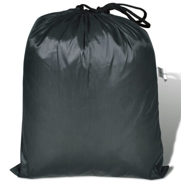 vidaXL Motorcycle Cover Grey Polyester - Image 4