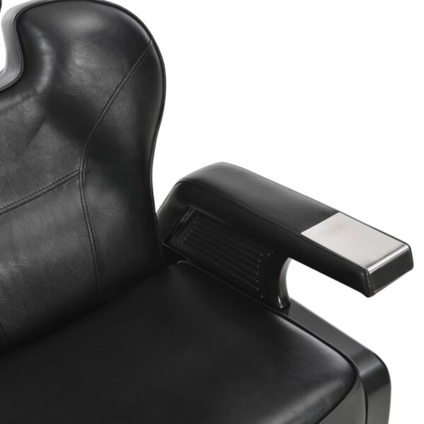 vidaXL Barber Chair Black 72x68x98 cm Faux Leather - Image 10