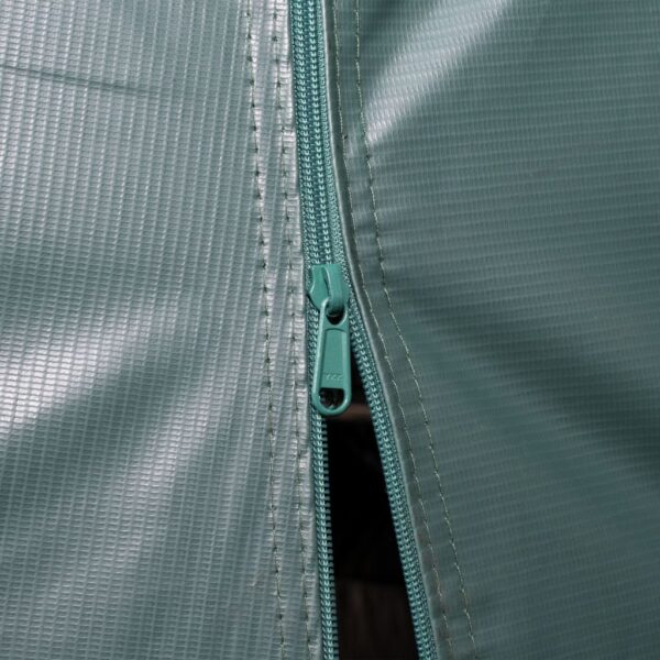 vidaXL Removable Livestock Tent PVC 550 g/m² 3.3x3.2 m Dark Green - Image 7