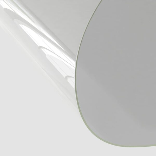 vidaXL Table Protector Transparent Ø 120 cm 1.6 mm PVC - Image 3