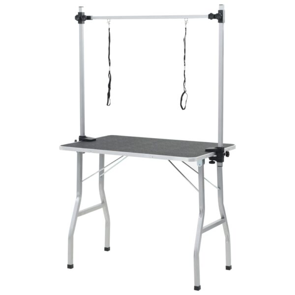 vidaXL Bath Grooming Table for Dogs 2 Loops - Image 1