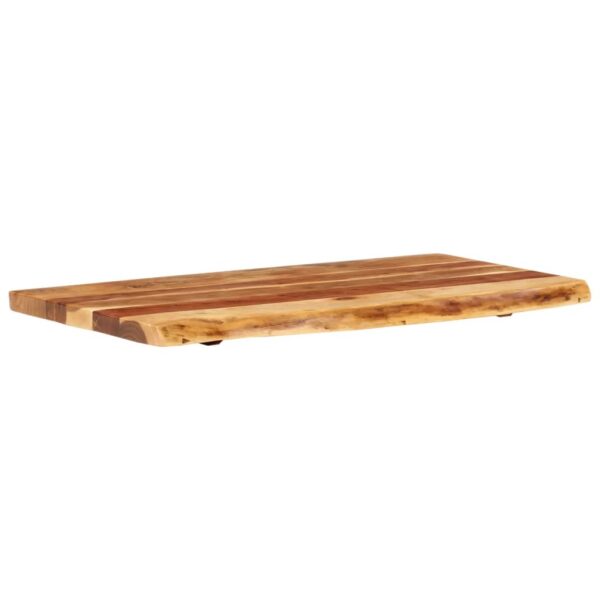 vidaXL Bathroom Vanity Top Solid Acacia Wood 100x52x3.8 cm - Image 9