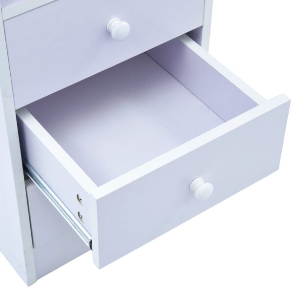 vidaXL Children Drawing Study Desk Tiltable White - Image 8