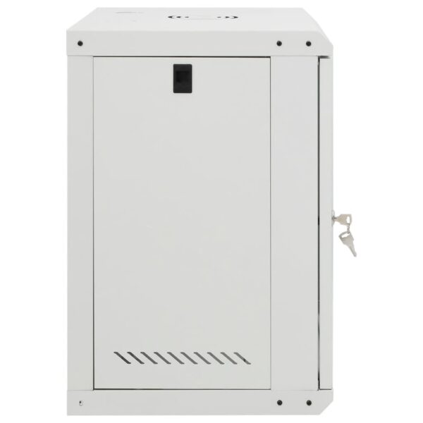 vidaXL 12U Wall Mounted Network Cabinet 19" IP20 53x40x60 cm - Image 4