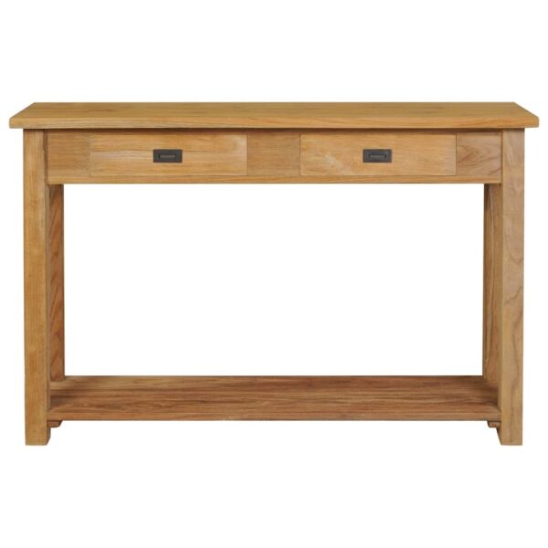 vidaXL Console Table Solid Teak 120x30x80 cm - Image 2