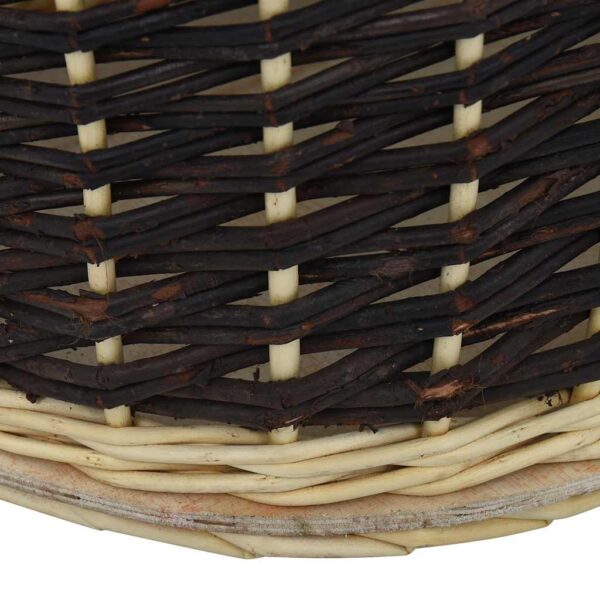 vidaXL Firewood Backpack with Carrying Belts 50x44x58 cm Natural Willow - Image 8