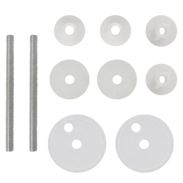 vidaXL Toilet Seats with Hard Close Lids MDF Old Wood - Image 8