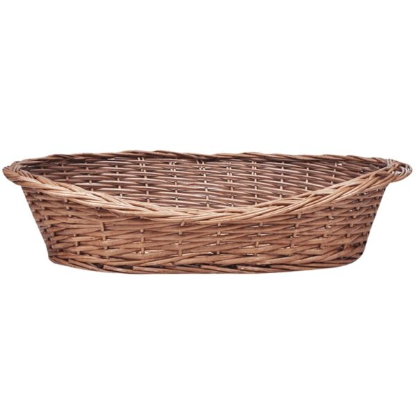 Willow Dog Basket/Pet Bed Natural 50 cm - Image 2