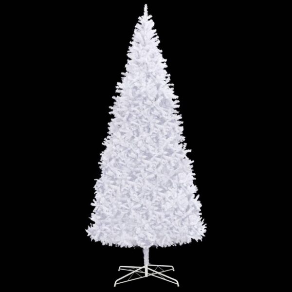vidaXL Artificial Christmas Tree 400 cm White - Image 3