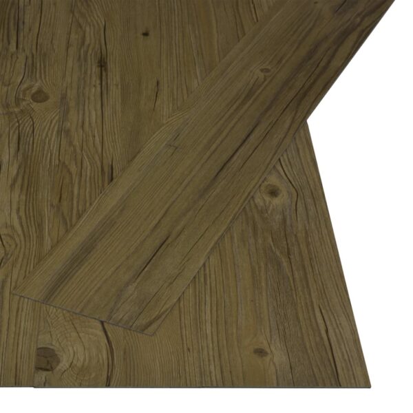 vidaXL Self-adhesive Flooring Planks 4.46 m² 3 mm PVC Brown - Image 2