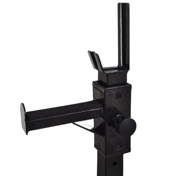 vidaXL Barbell Squat Rack with Barbell and Dumbbell Set 30.5 kg - Image 5
