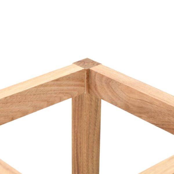 vidaXL Umbrella Stand Solid Walnut Wood 18x18x50 cm - Image 3
