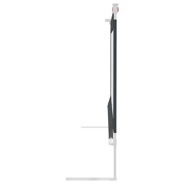 vidaXL Toddler Safety Bed Rail Dark Grey 190x25 cm Fabric - Image 4