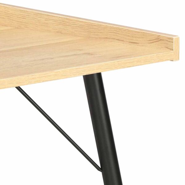 vidaXL Desk Oak 90x50x79 cm - Image 6