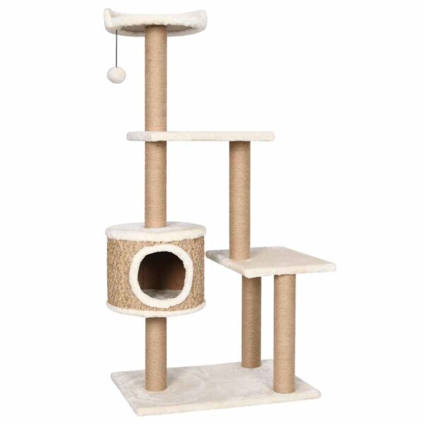 vidaXL Cat Tree with Scratching Post 123cm Seagrass - Image 2