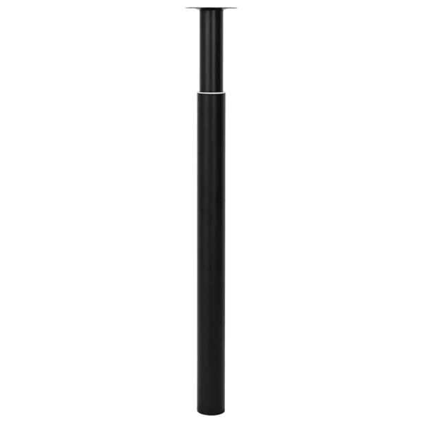vidaXL Telescopic Table Legs 2 pcs Black 710 mm-1100 mm - Image 3