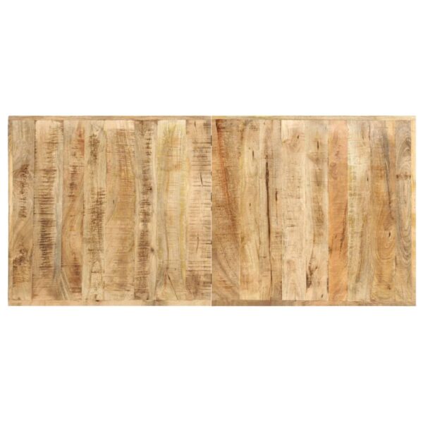 vidaXL Bar table 150x70x107 cm Rough Mango Wood - Image 4