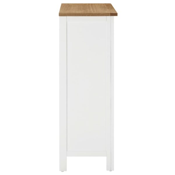 vidaXL Wine Cabinet 72x32x90 cm Solid Oak Wood - Image 5