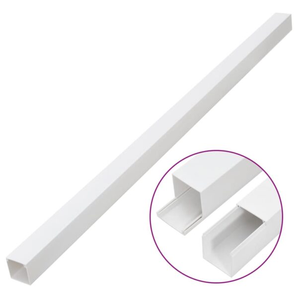 vidaXL Cable Trunking 60x40 mm 30 m PVC - Image 3