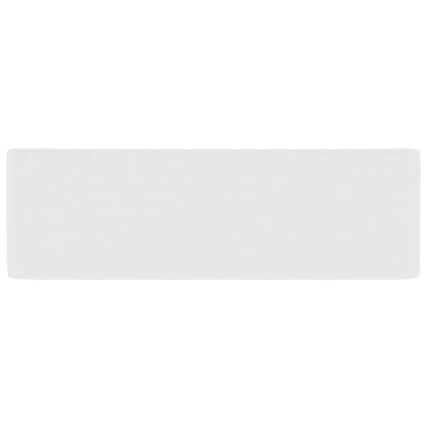 vidaXL Luxury Wash Basin Matt White 41x30x12 cm Ceramic - Image 4