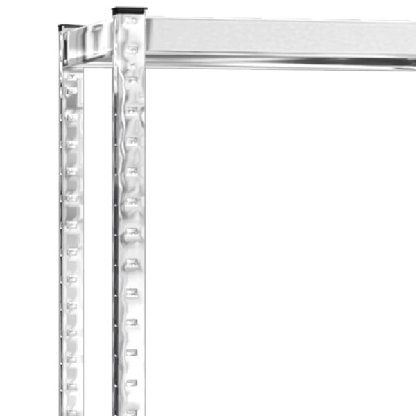 vidaXL 2-Layer Tire Racks 2 pcs Silver 110x40x110 cm Steel - Image 8